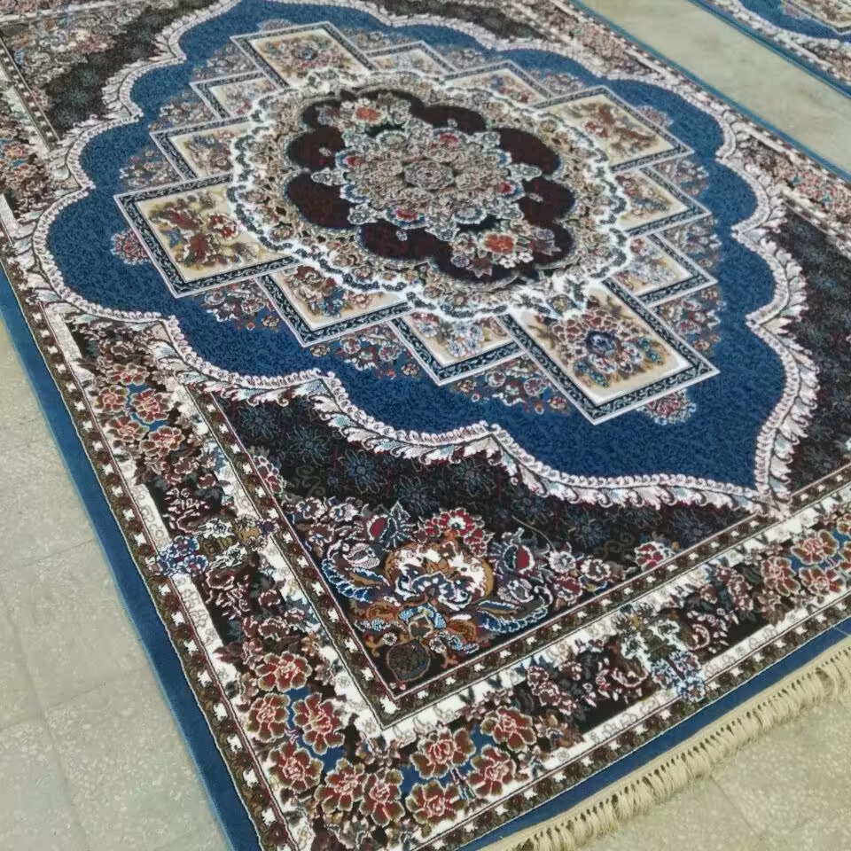 فرش ماشینی ارزان قیمت کاشان 350 شانه نقشه ناردون 9متری 