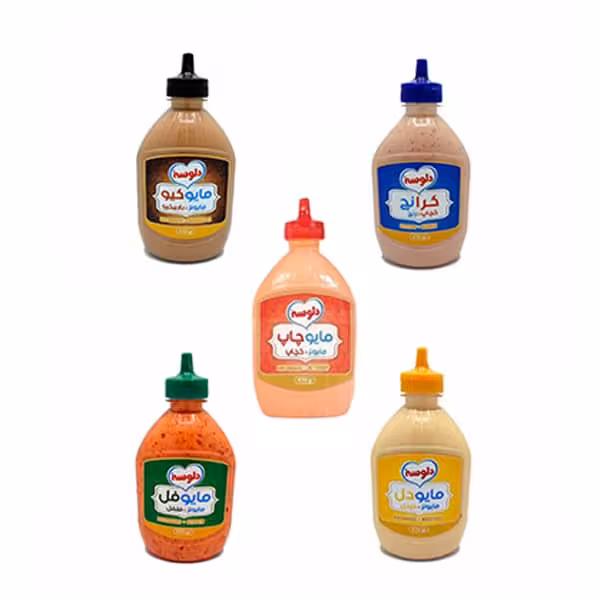 سس دلوسه - 470 گرم مجموعه 5 عددی