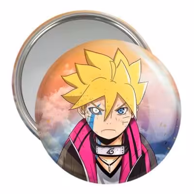 آینه جیبی خندالو مدل بوروتو اوزوماکی انیمه بوروتو Boruto کد 15729