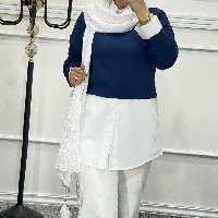 شومیز یقه دار هانا