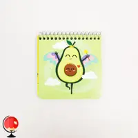 دفترچه یادداشت سیمی فانتزی طرح آووکادو پاییزان