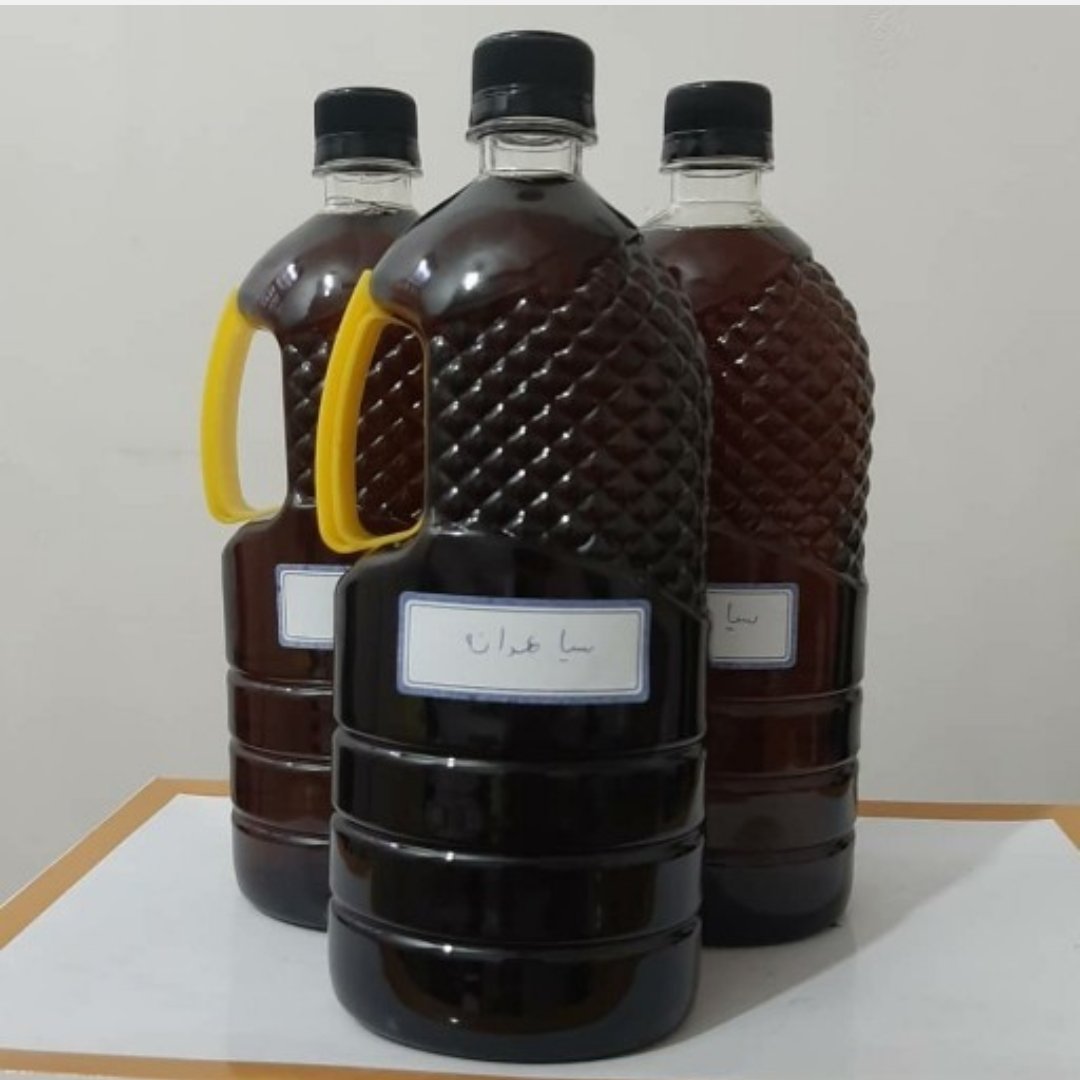روغن خالص تضمینی سیاه دانه 100درصد و نیم لیتری کیفیت عالی