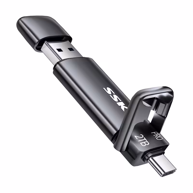 فلش مموری اس اس کا مدل SD301 PRO SSD FLASH DRIVE USB3.2 GEN2 ظرفیت 2 ترابایت - کالاوما