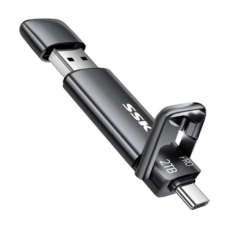 فلش مموری اس اس کا مدل SD301 PRO SSD FLASH DRIVE USB32 GEN2 ظرفیت 2 ترابایت - کالاوما