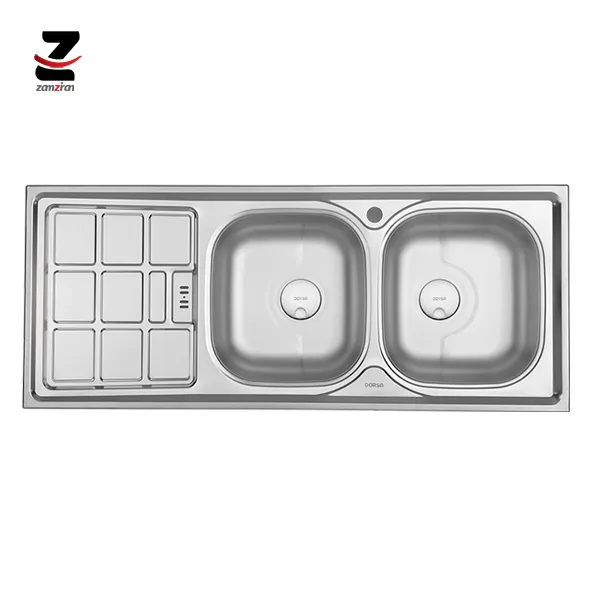سینک ظرفشویی درسا مدل DS523 توکار نیمه فانتزی