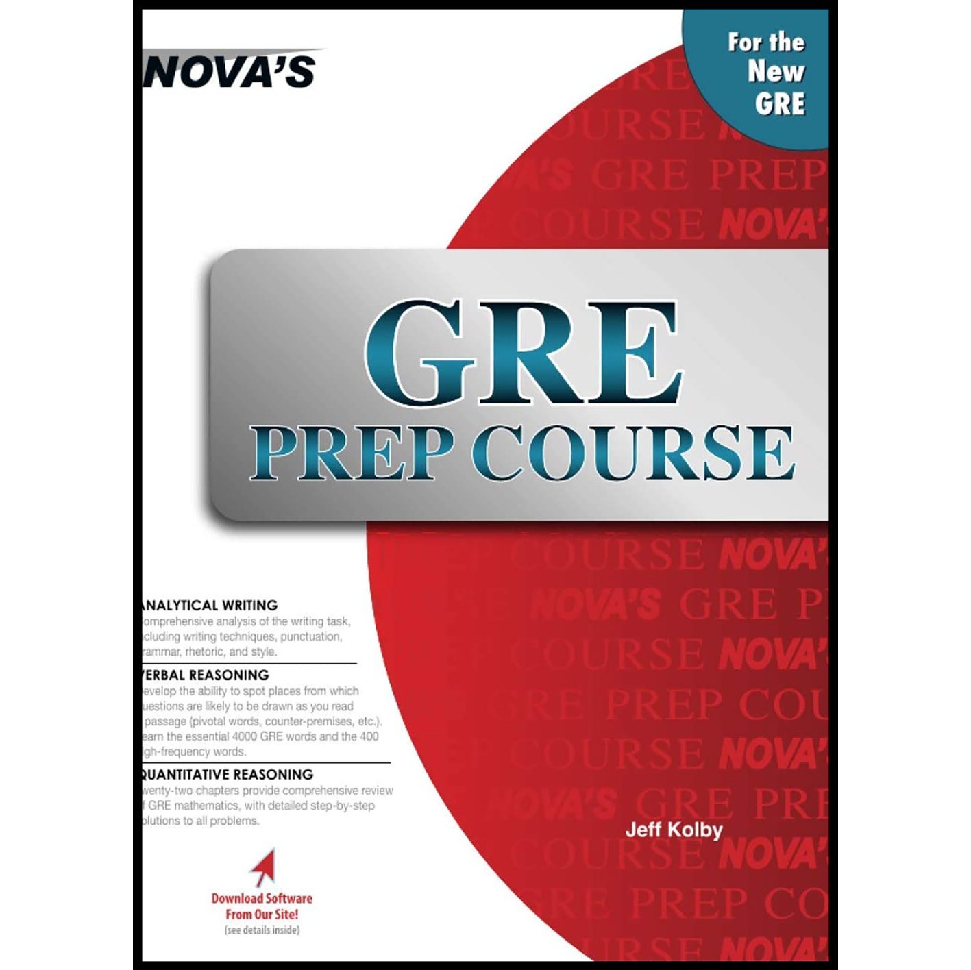 کتاب زبان اصلی GRE Prep Course اثر Jeff Kolby انتشارات تازه ها