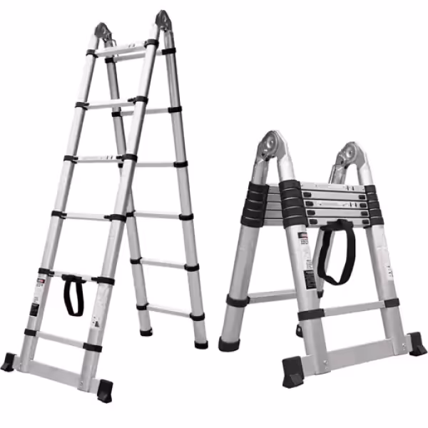 نردبان تلسکوپی 2 طرفه 5 متری