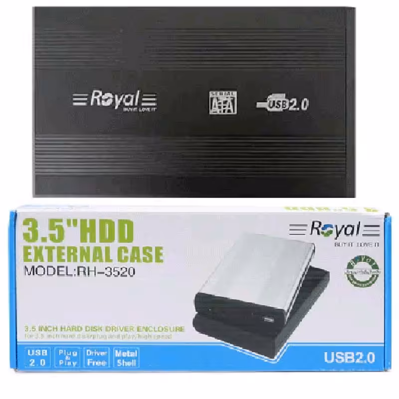 باکس هارد 3٫5 اینچ USB2 رویال Royal 3520