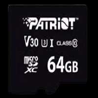 خرید مموری کارت 64 گیگابایت Patriot مدل VX Series microSDXC کلاس 10 استاندارد UHS-I U3