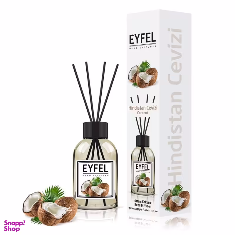 اسانس خوشبوکننده‌ی هوا ایفل (EYFEL) مدل نارگیل حجم120میلی لیتر