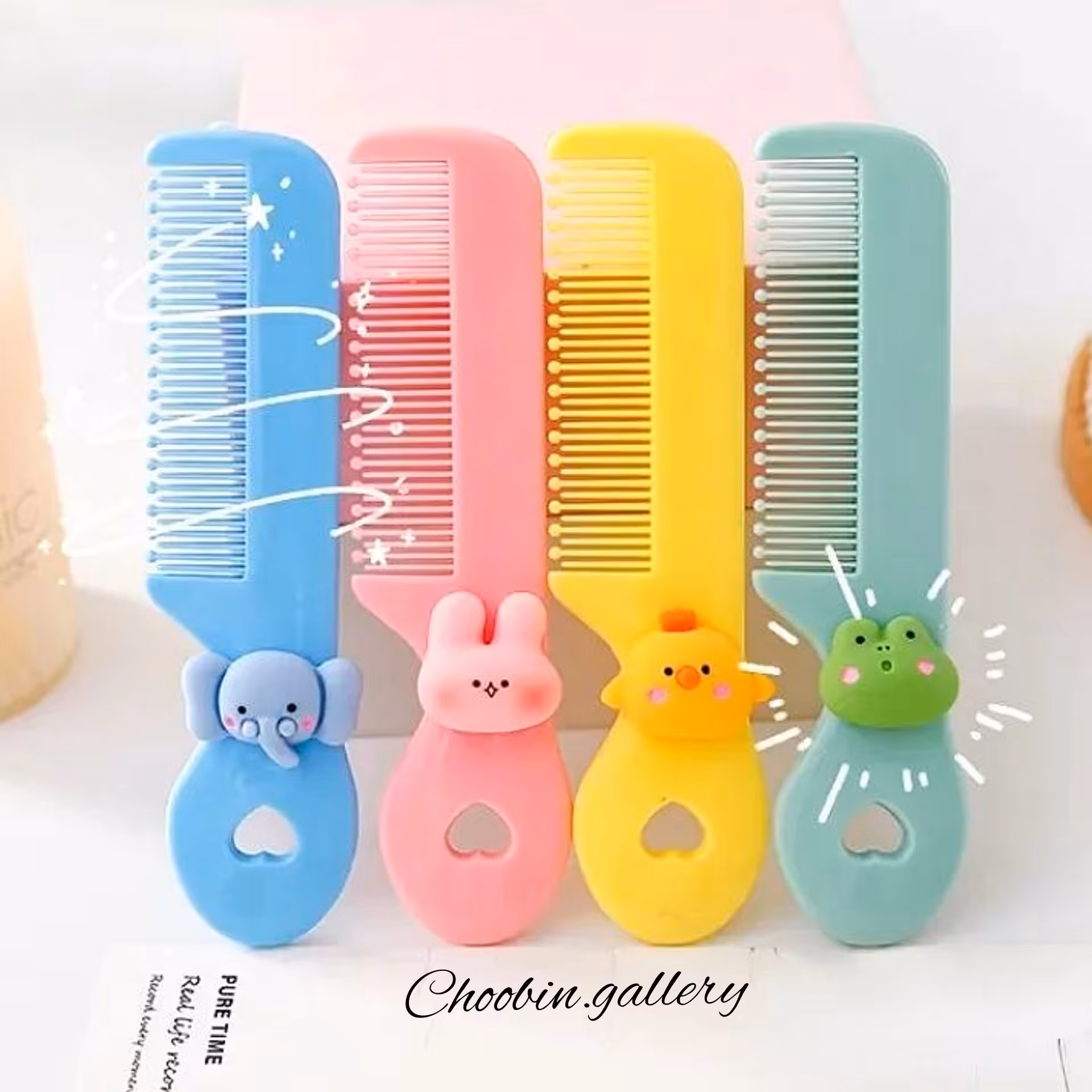 شانه نوزادی فانتزی پیکسل دار 