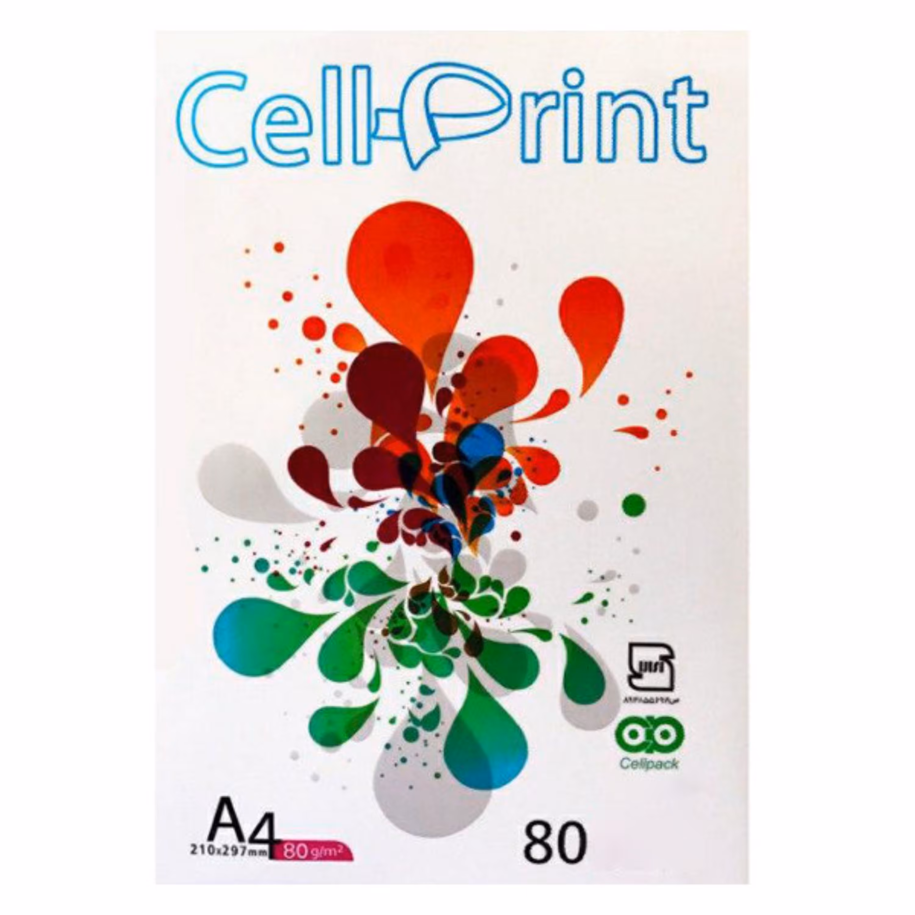 کاغذ A4 سل پرینت کد 100 بسته 100 عددی