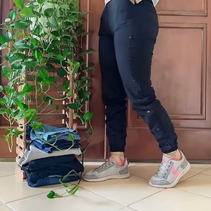 شلوار کتان کش