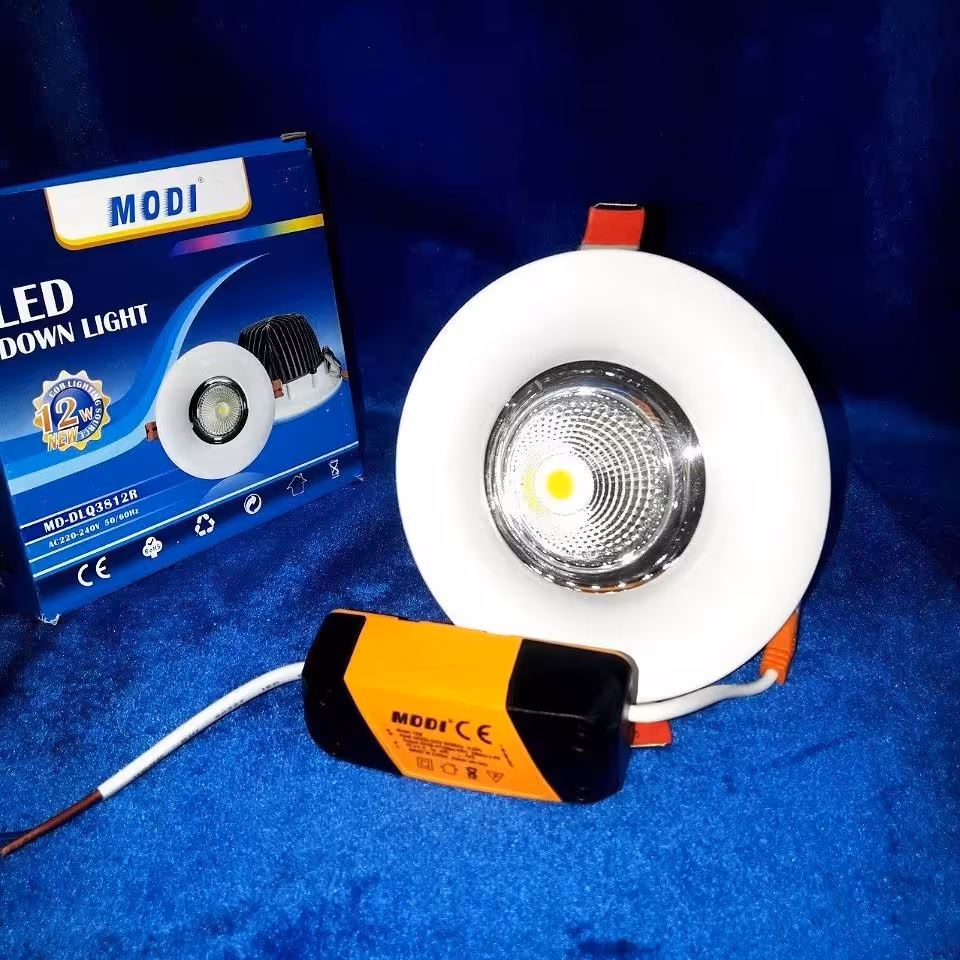 چراغ سقفی پرتابی cob 12 وات مودی پروژکتور نورافکن