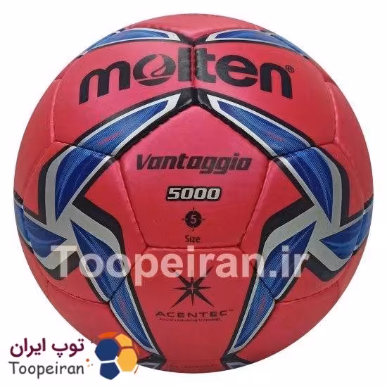 توپ فوتبال مولتن ونتاژیو 50000 رنگ قرمز سایز5