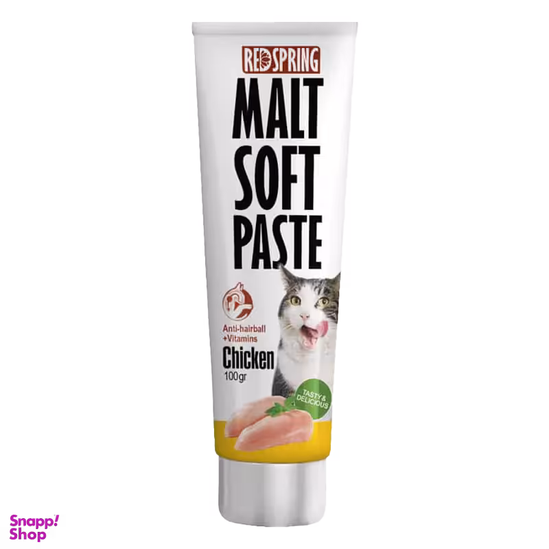 خمیر مالت گربه رداسپرینگ (Redspring) مدل Chicken وزن 100 گرم