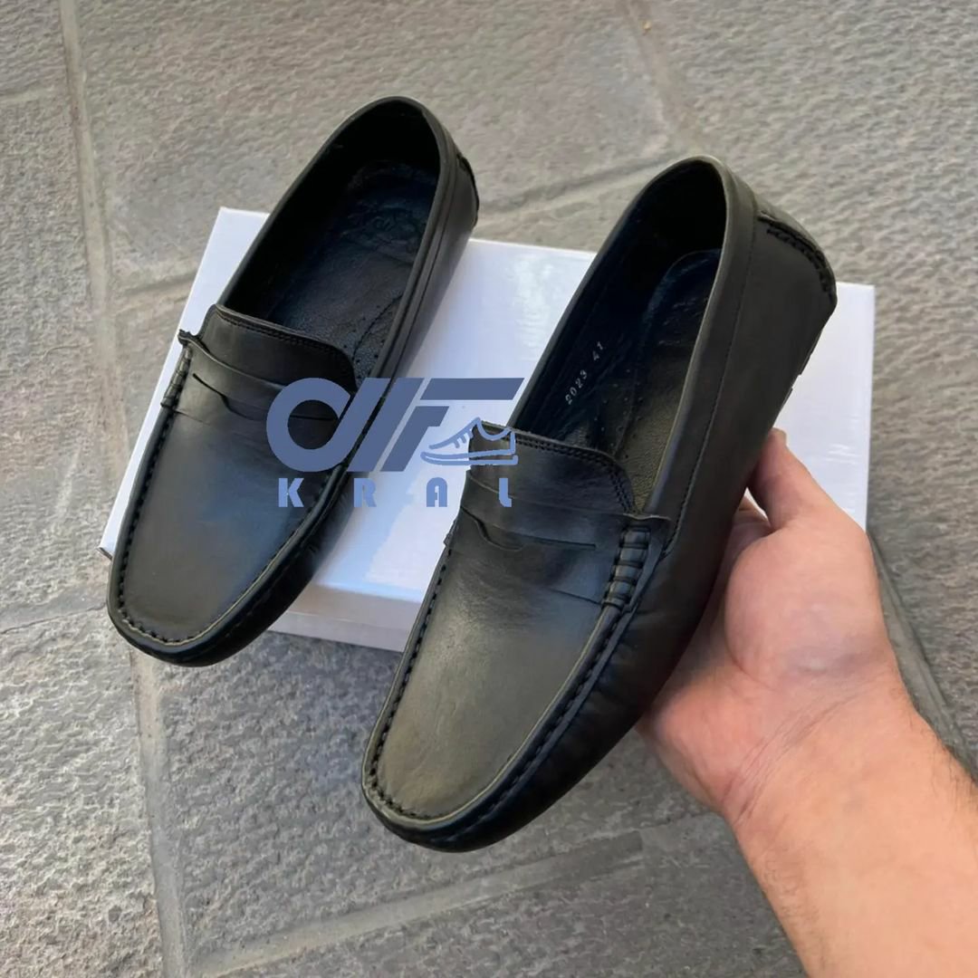 کفش کالج مردانه تمام چرم راحت و شیک تبریز با کد 951 