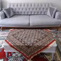 سفره قلمکار اصفها ن طرح مسجدشیخ لطف الله قابل شستشو