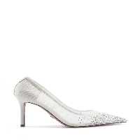 کفش پاشنه کلاسیک سفید زنانه های 5FX اورجینال Nine West