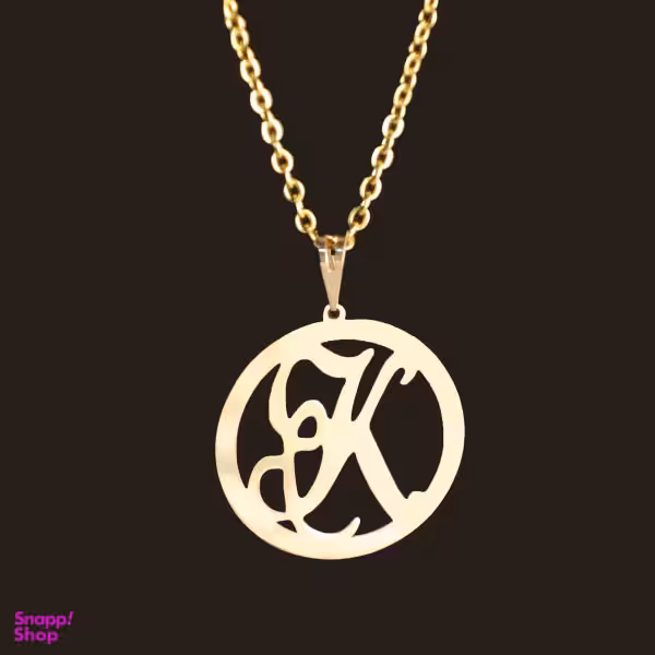 گردنبند طلا 18 عیار زنانه سانا گالری مدل K کد D9840