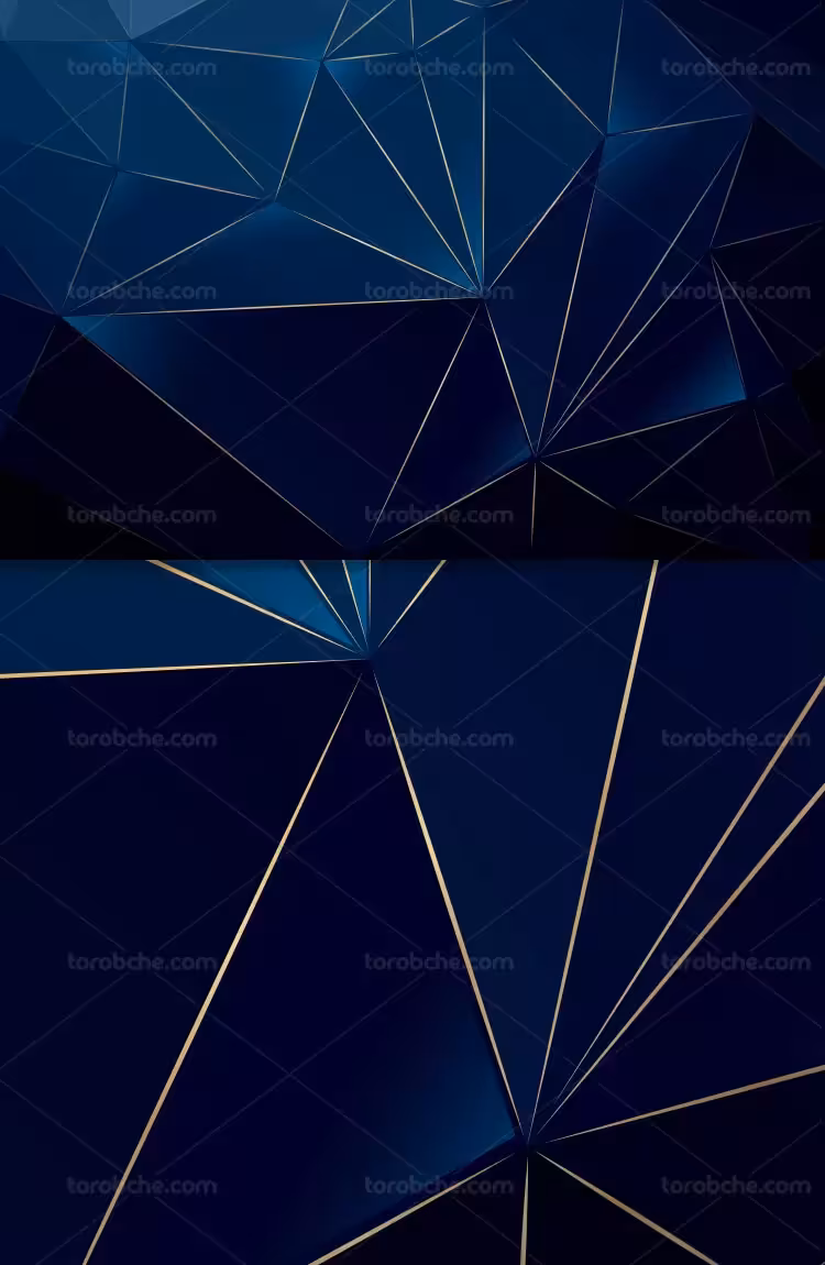 پس زمینه مثلث سه بعدی سرمه ای | گرافیک با طعم تربچه