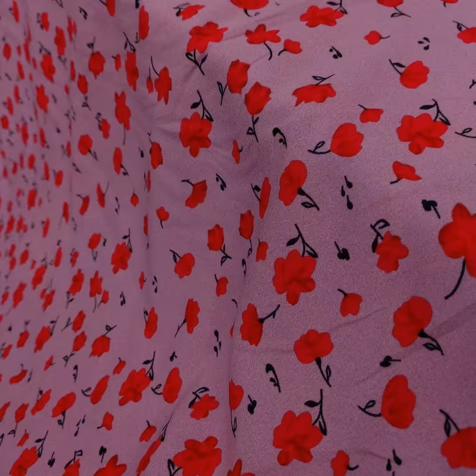 کرپ حریرکش ارمنی طرح گلدار