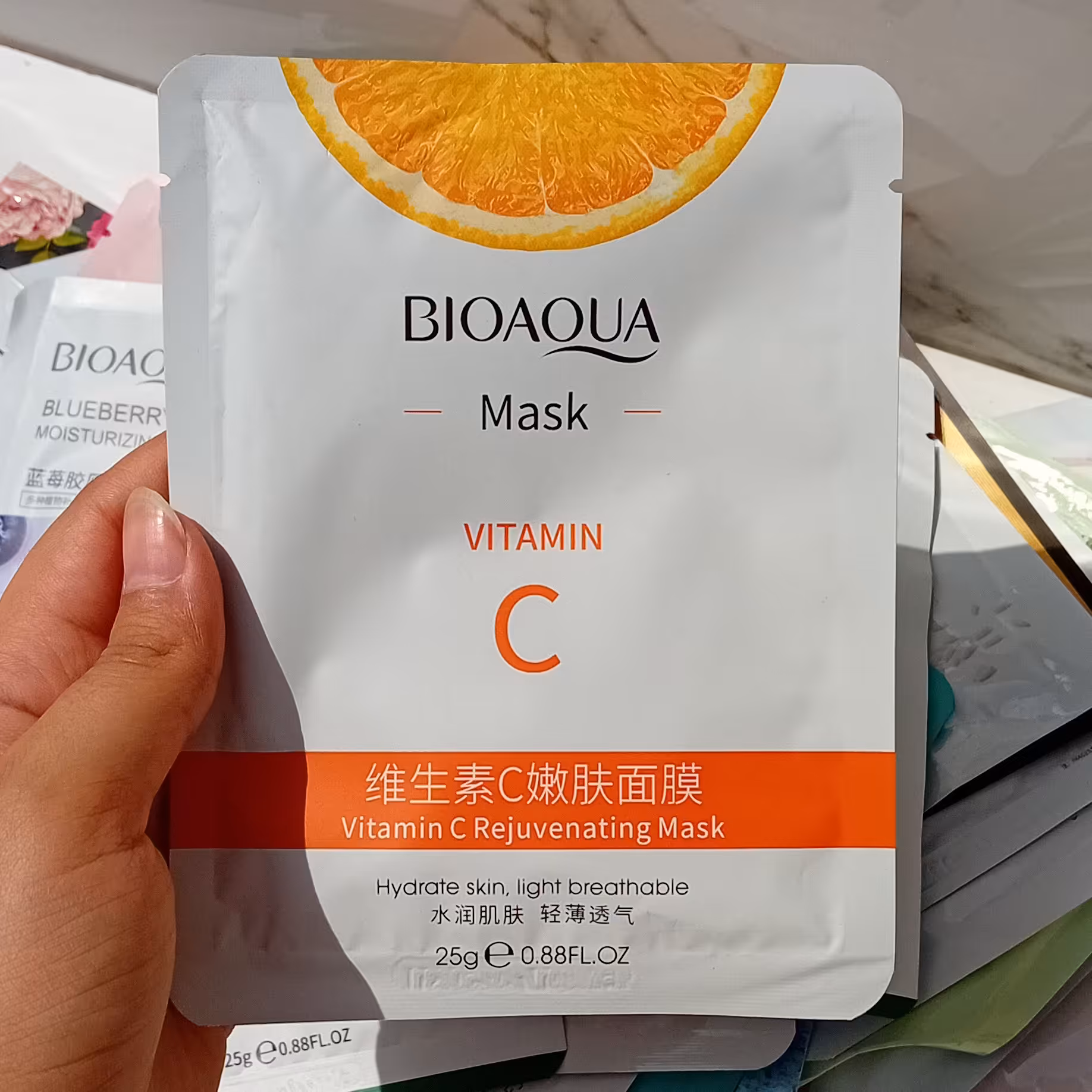 ماسک ورقه ای ویتامین سی