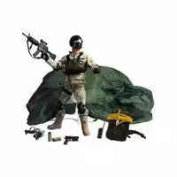 ست نظامی کماندو با چتر نجات