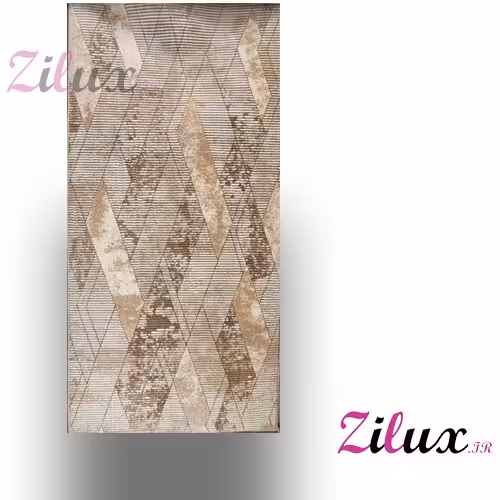 فرش برشی مدرن اکرولیک  کرم قهوه ای 700 شانه در ابعاد دلخواه و گرد
