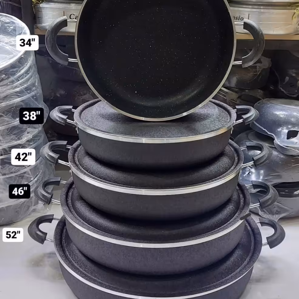 ست5 تابه ماهیتابه زرفام همراه درب هزینه ارسال رایگان