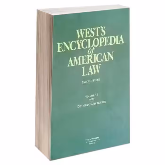 WEST'S ENCYCLOPEDIA of AMERICAN LAW نشر خرسندی (17767)