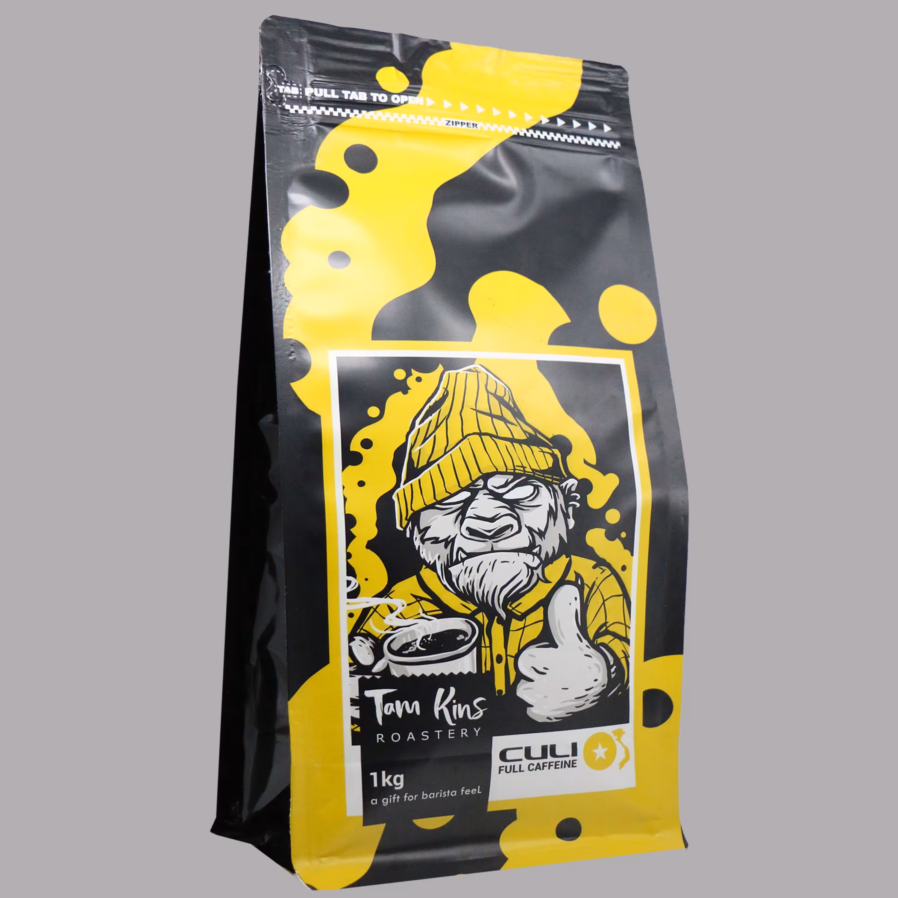 دانه قهوه نود درصد روبوستا سانتوس