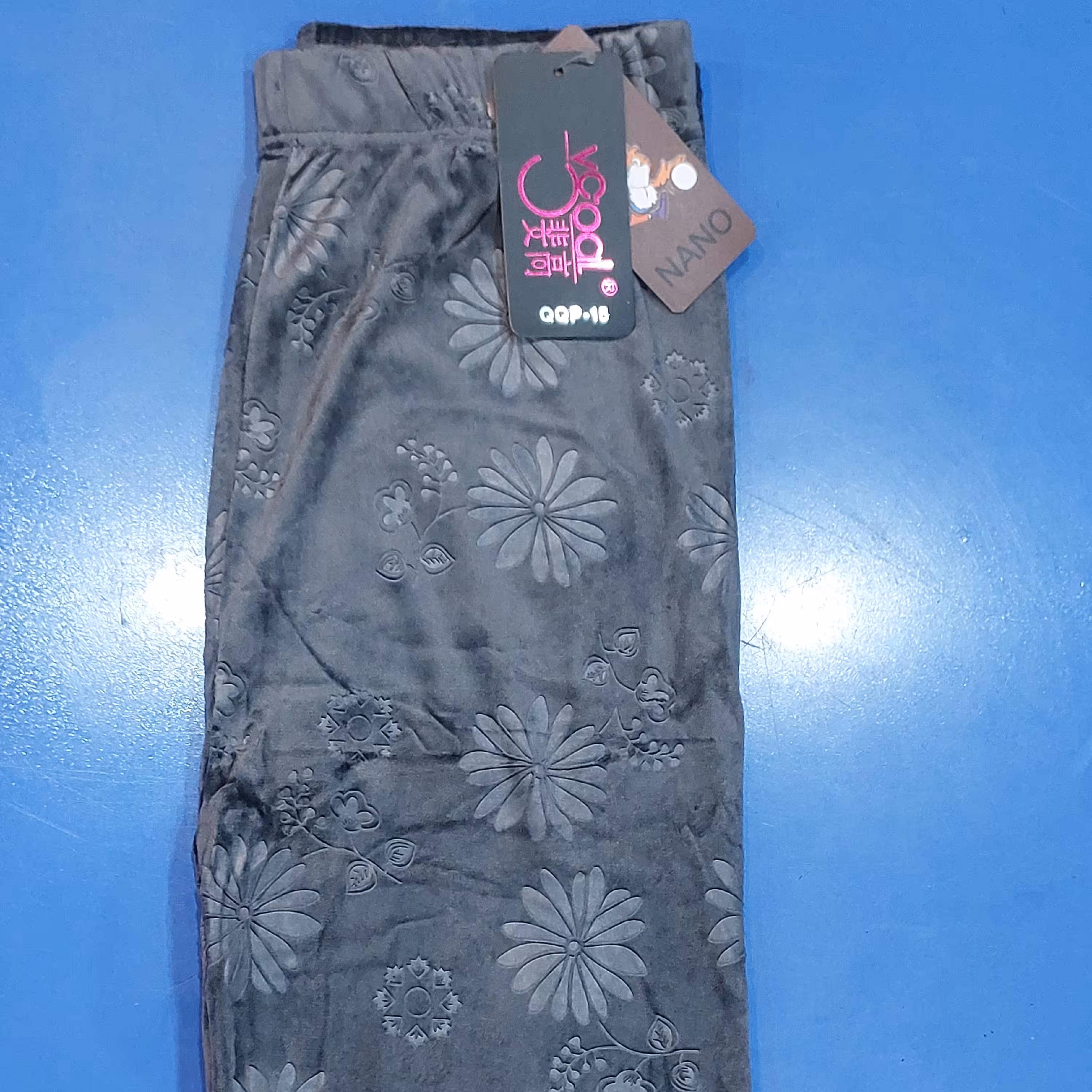 شلوار مخمل زنانه گل برجسته