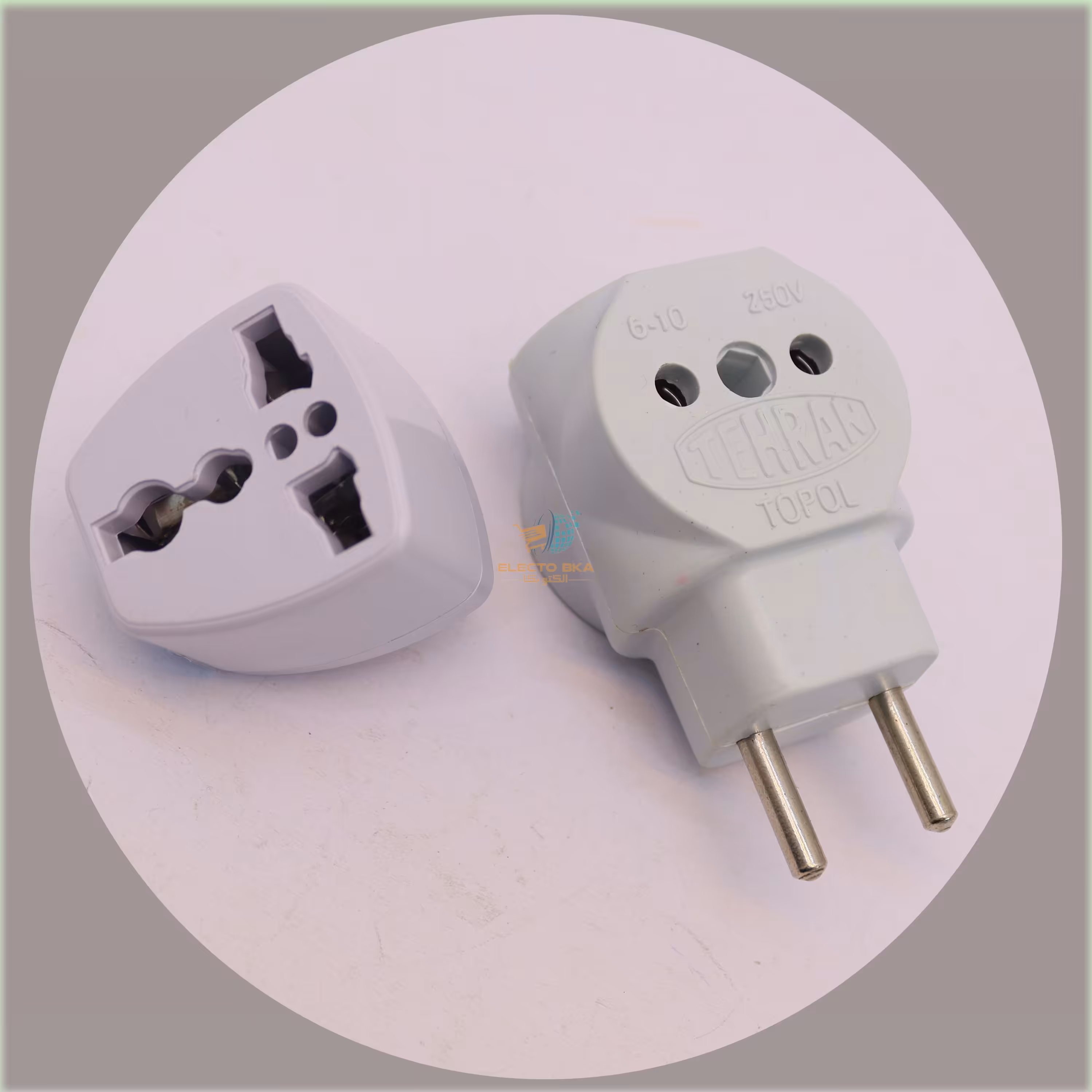 تبدیل 3به 2 شاخه سه راهی  -پخش کلی لوازم برقی الکتوبکا 1371