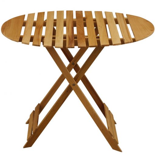 میز تمام چوبی تاشو کد T-721-O مدل ROY و S&O