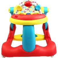 روروئک واکر شو اسپادیس Spuddies Bouncy Steps (3 in 1 Folding Walker)