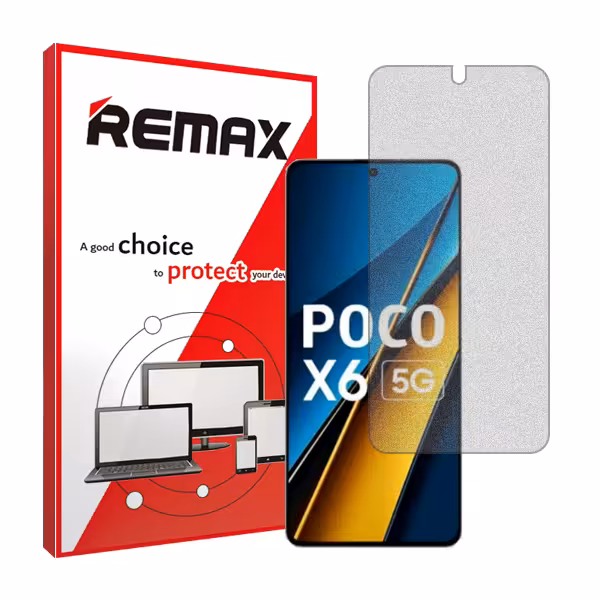 گلس شیائومی Poco X6 5G مدل هیدروژلی مات برند ریمکس کد S