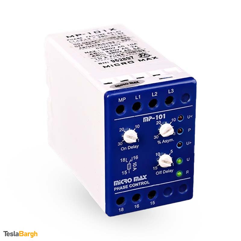رله کنترل فاز MAX101MP(سه پتانس)-برق شیرازیان-رله-کنترل-فاز