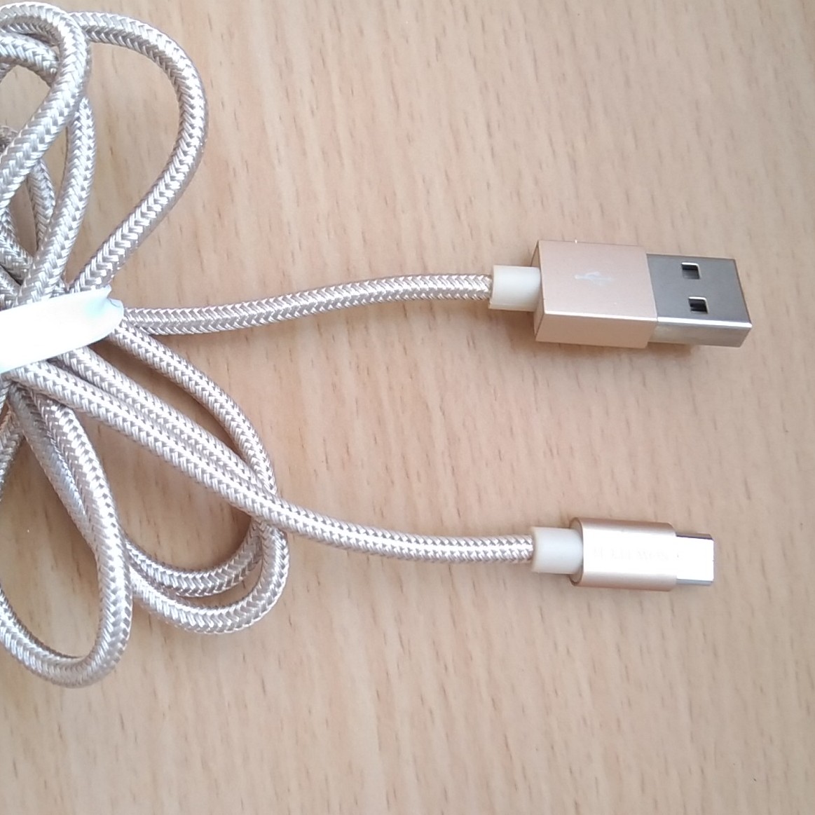 کابل شارژر micro USB میکرو یو اس بی فست شارژر 2 آمپر روکش کنفی سری فلزی درجه یک