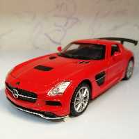 ماکت ماشین فلزی بنز Mercedes-Benz SLS مقیاس 1.32 رنگ قرمز