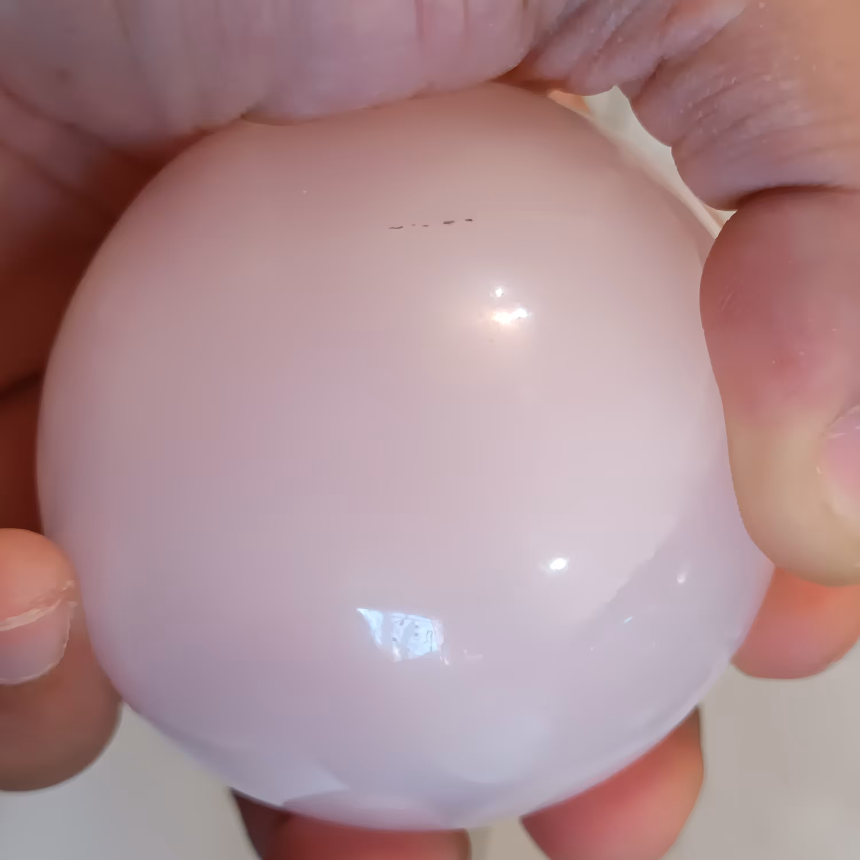 گوی غولپیکر رز کوارتز طبیعی بدون بهسازی با انرژی بسیار وکندالینی جنسی محبت جذب عشق و دلربایی