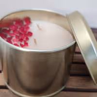 شمع تاپ وکس مدل عشق در قوطی