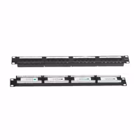 پچ پنل 24 پورت همراه با کیستون Cat6 کی نت K-N1062