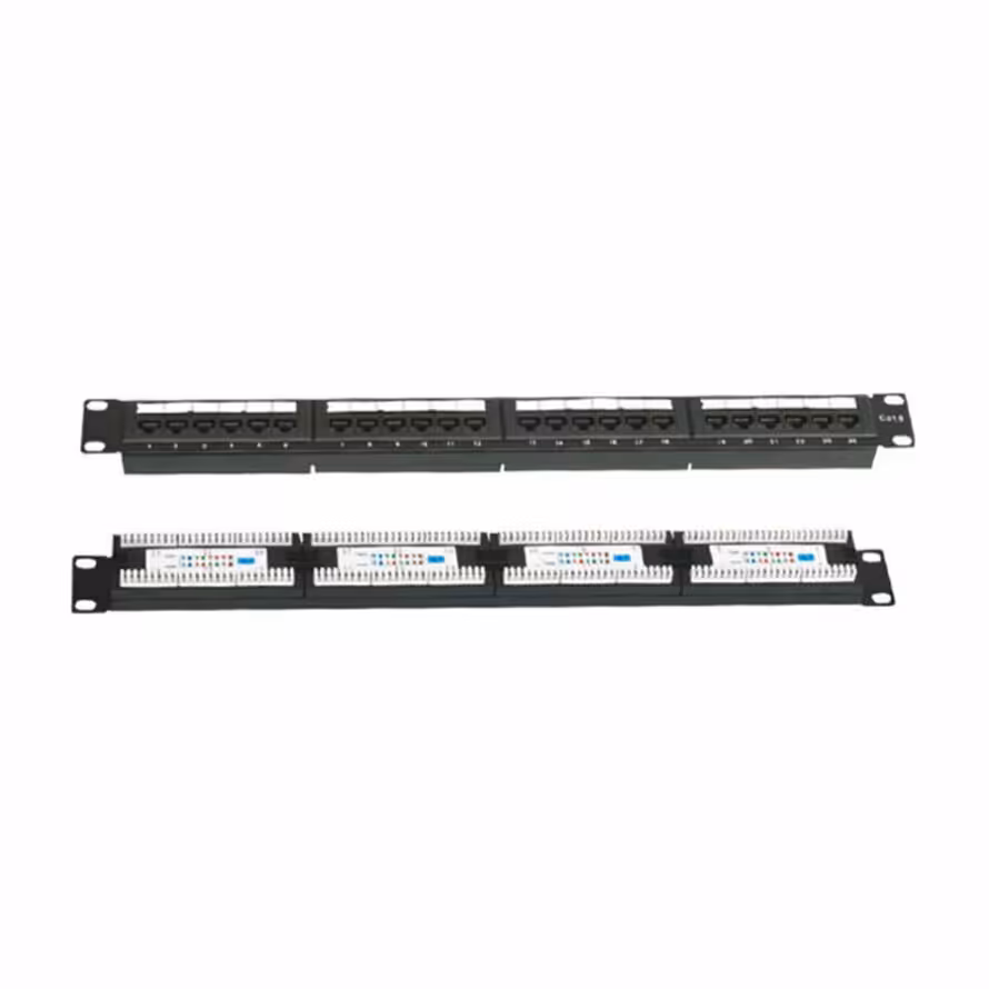 پچ پنل 24 پورت همراه با کیستون Cat6 کی نت K-N1062