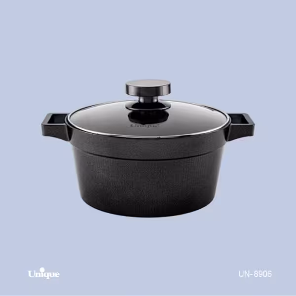 قابلمه 24 کف گرانیت دیاموند مدل UN-8906 | کیفیت برتر و دوام بالا