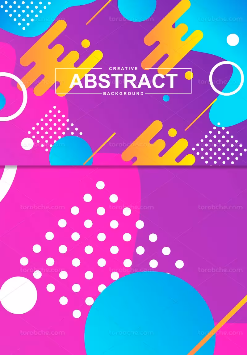 وکتور پس زمینه انتزاعی خلاقانه | گرافیک با طعم تربچه