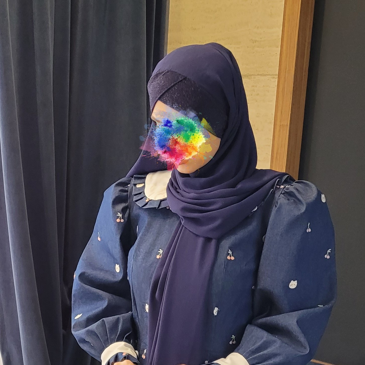 هد شال طرح دریا