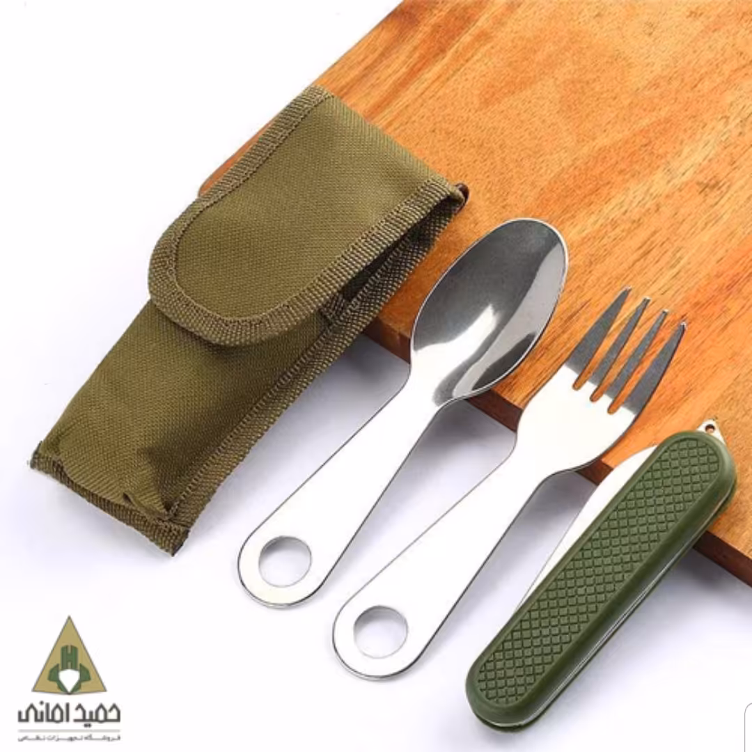 ست قاشق،چنگال، کارد مخصوص کوهنوردی-و کمپینگ جنس فوق العاده اعلا