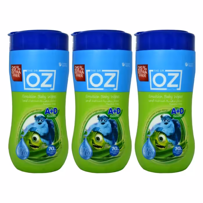 دستمال مرطوب دکتر آز مدل Emulsion بسته 70 عددی