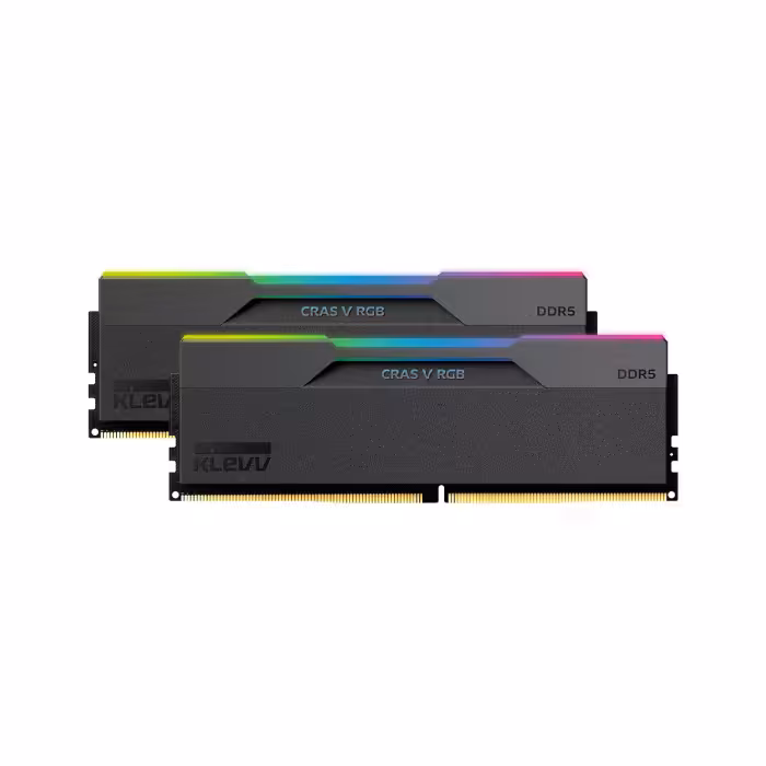 رم کامپیوتر DDR5 دو کاناله 7600 مگاهرتز CL36 کلو Cras V RGB ظرفیت 32 گیگابایت